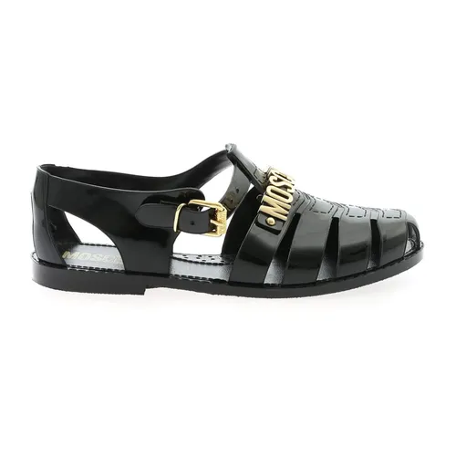Shoes > Sandals > Flat Sandals - - Moschino - Modalova