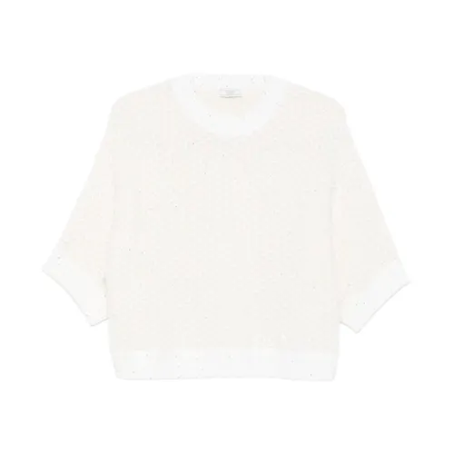 Knitwear > Round-neck Knitwear - - Peserico - Modalova