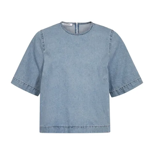 Denim-Bluse mit Fade Denim - Co'Couture - Modalova