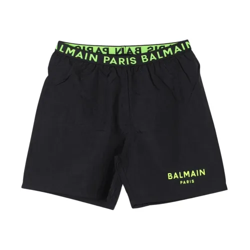 Black Swim Shorts for Kids - Balmain - Modalova