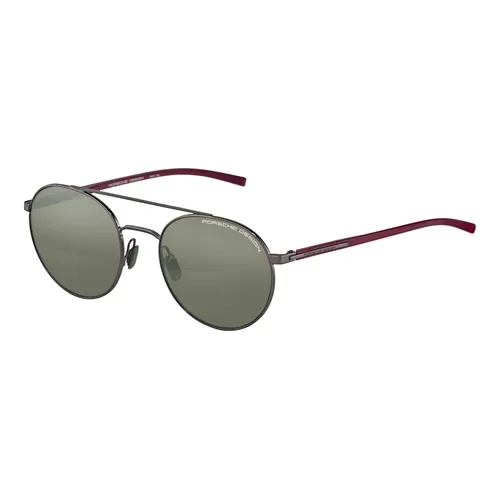 Stylish Sunglasses in Grey Red/Olive Blue - Porsche Design - Modalova