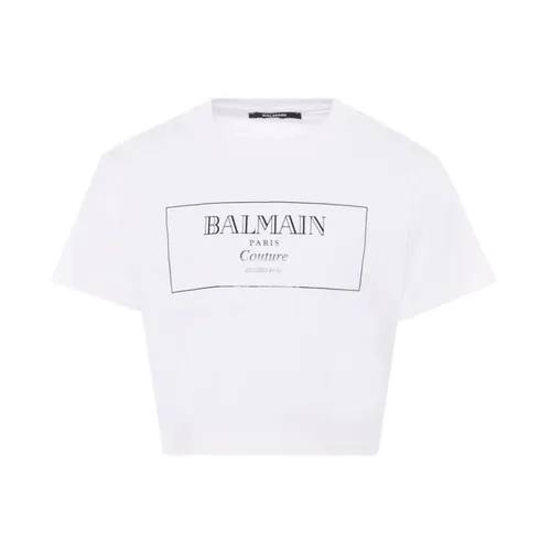 Black T-shirts and Polos - Balmain - Modalova