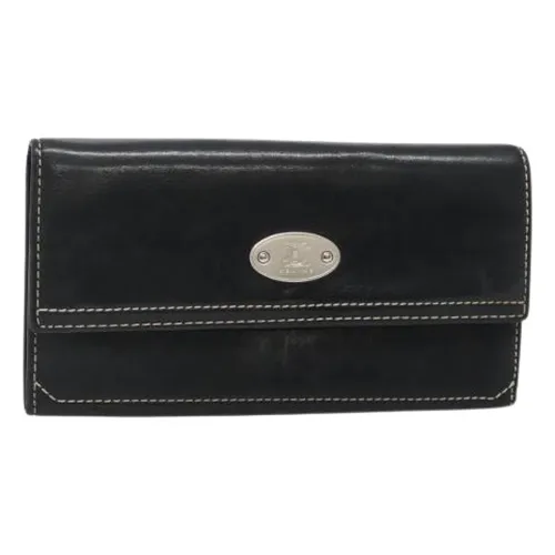 Pre-owned Leather Wallet - Celine Vintage - Modalova