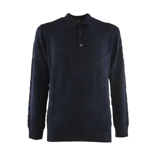Etro - Tops > Polo Shirts - Blue - Etro - Modalova