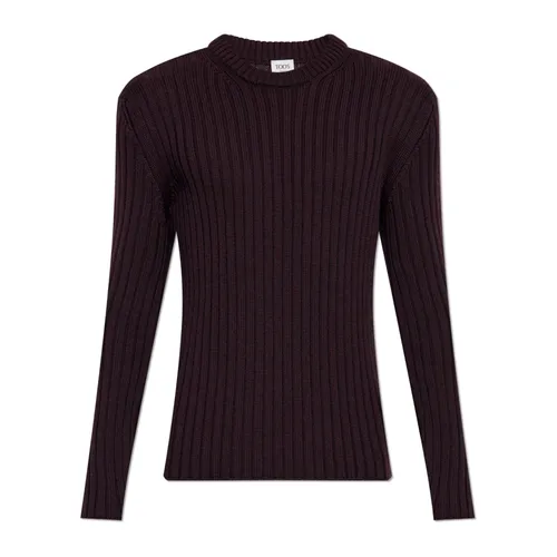 Knitwear > Round-neck Knitwear - - Tod's - Modalova
