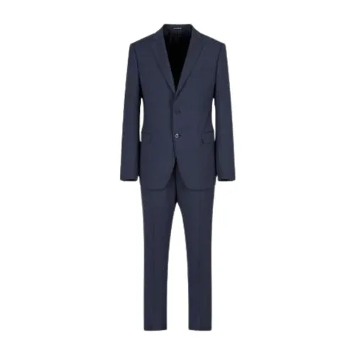 Suits > Suit Sets > Single Breasted Suits - - Emporio Armani - Modalova
