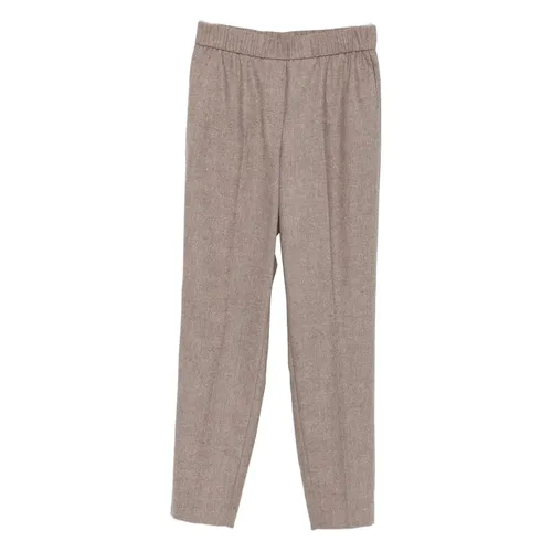 Trousers > Wide Trousers - - Peserico - Modalova