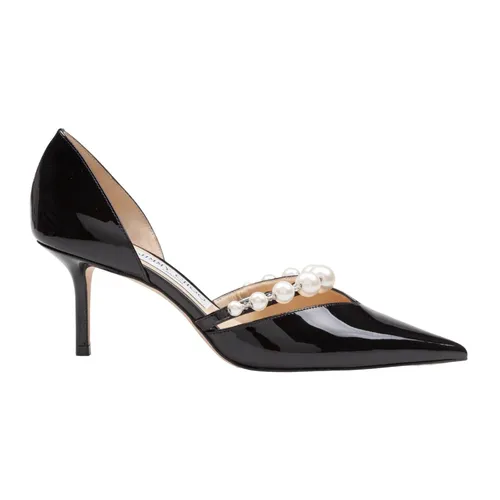 Pearl and Crystal Strap Pumps - Jimmy Choo - Modalova