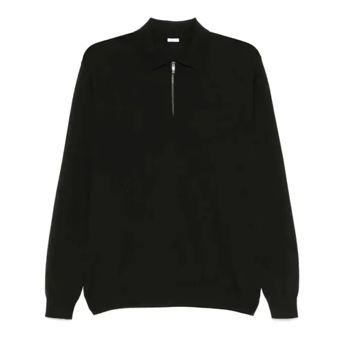 Malo - Tops > Polo Shirts - Black - Malo - Modalova