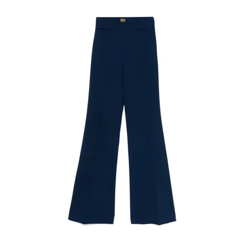Trousers > Wide Trousers - - Elisabetta Franchi - Modalova
