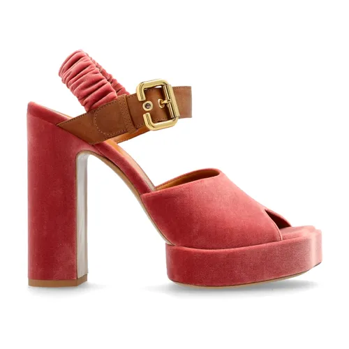Shoes > Sandals > High Heel Sandals - - Chloé - Modalova