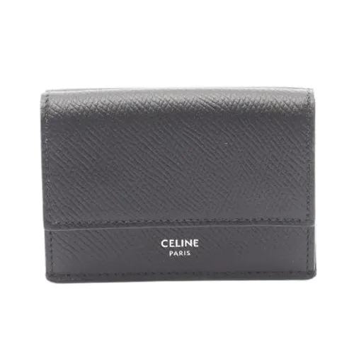 Pre-owned Leather Wallet - Celine Vintage - Modalova