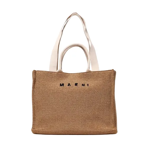 Marni - Bags > Tote Bags - Beige - Marni - Modalova
