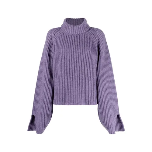 Amethyst Cashmere Roll-Neck Sweater - Khaite - Modalova