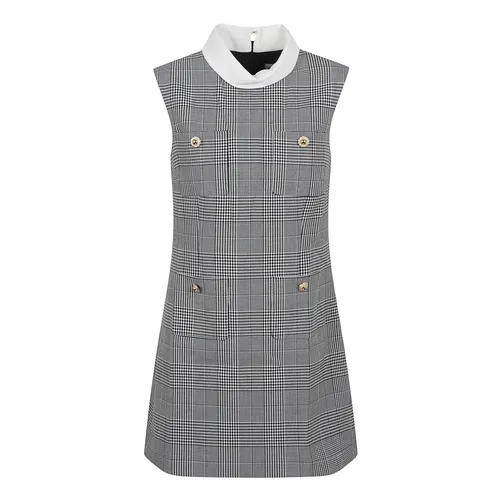 Black Dress with High Neck - Self Portrait - Modalova