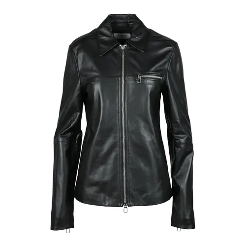 Jackets > Leather Jackets - - Sportmax - Modalova