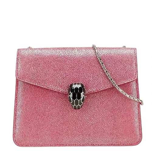 Pre-owned Leather handbags - Bvlgari Vintage - Modalova