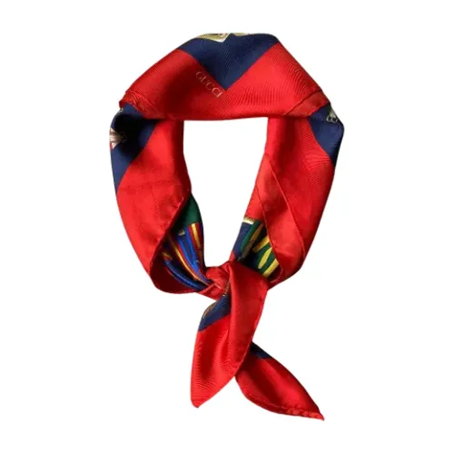 Pre-owned > Pre-owned Accessories > Pre-owned Scarves - - Gucci Vintage - Modalova