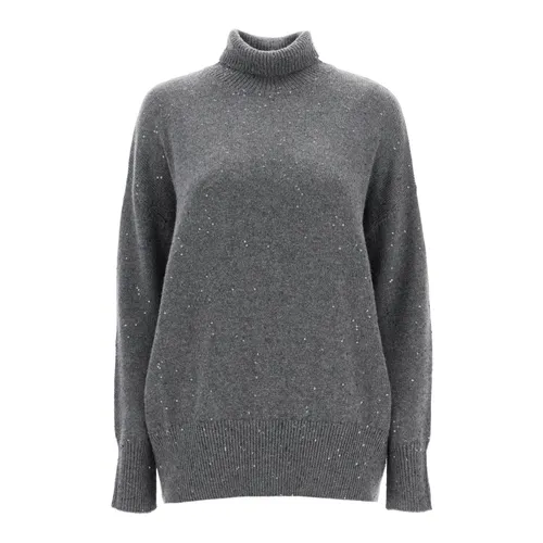 Cashmere and Silk Sequin Pullover Set - Brunello Cucinelli - Modalova