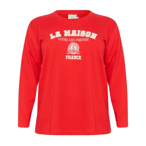 Tops > Long Sleeve Tops - - Kaffe Curve - Modalova