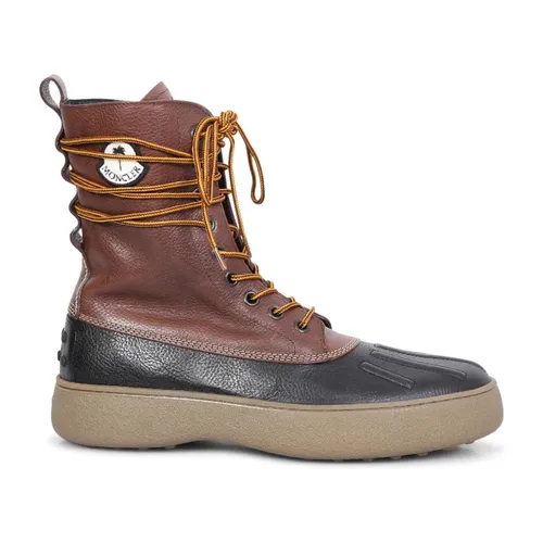 Leather Boots with Side Logo Detail - Tod's - Modalova