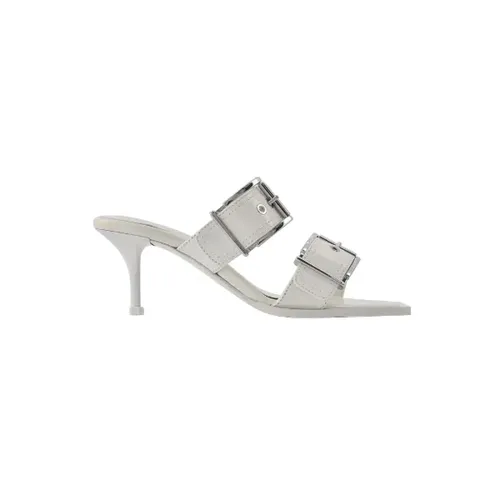 Leder Sandalen mit Biker-Trend - Alexander McQueen - Modalova