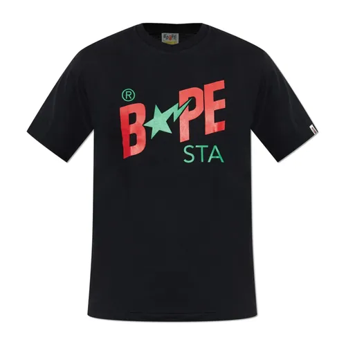 T-Shirt mit Logo - A BATHING APE - Modalova