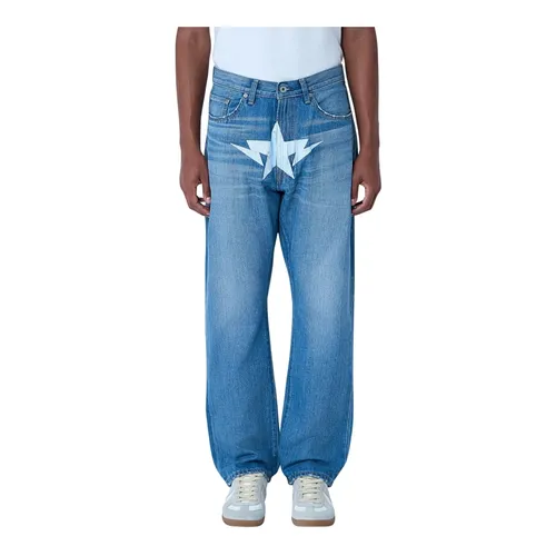 Sternenmuster Denim Jeans - A BATHING APE - Modalova