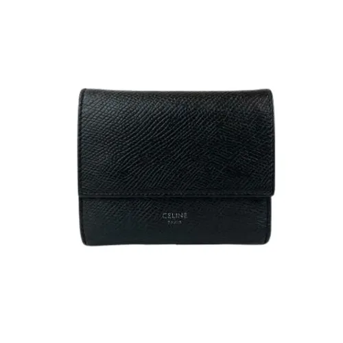 Pre-owned Leather Wallet - Celine Vintage - Modalova