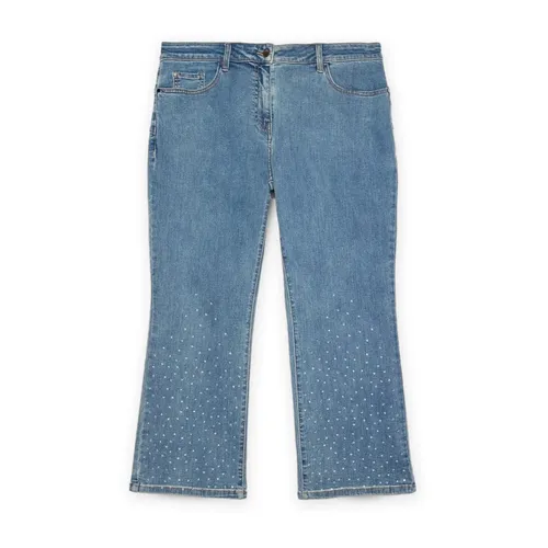 Jeans > Cropped Jeans - - Fiorella Rubino - Modalova