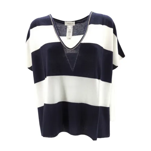 Knitwear > V-neck Knitwear - - Fabiana Filippi - Modalova