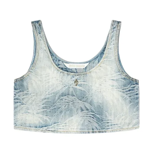 Tops > Sleeveless Tops - - Palm Angels - Modalova