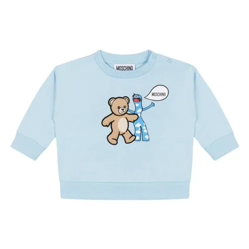 Teddy Bear Logo Sweatshirt - Moschino - Modalova