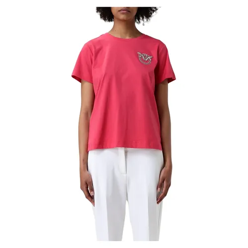 Pinko - Tops > T-Shirts - Red - Pinko - Modalova