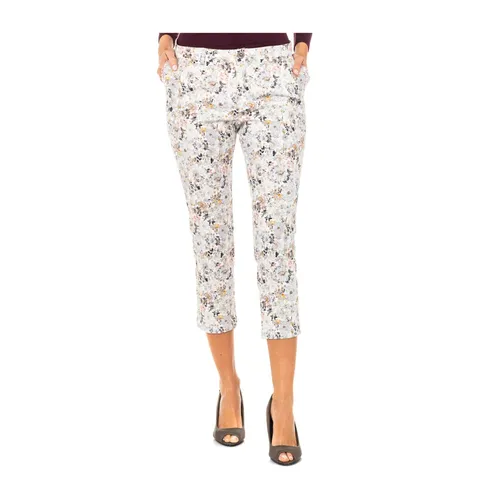 Straight Leg Belted Women's Pants - La Martina - Modalova