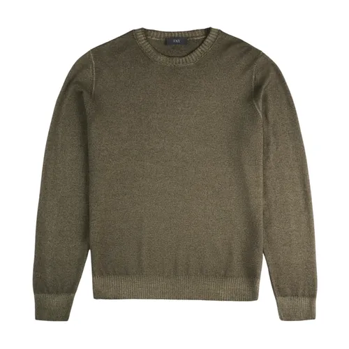Fay Sweaters Green - Fay - Modalova