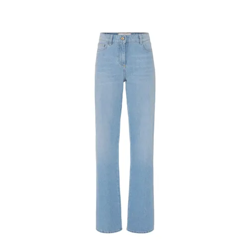 Jeans > Straight Jeans - - Elisabetta Franchi - Modalova
