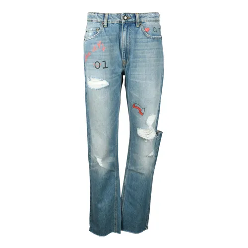 Jeans > Straight Jeans - - Semicouture - Modalova