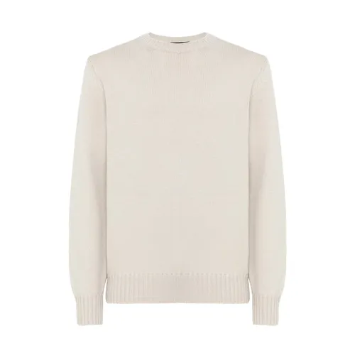 Merinowolle Rundhalspullover - Alpha Studio - Modalova