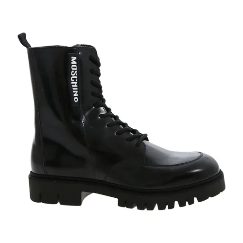 Shoes > Boots > Lace-up Boots - - Moschino - Modalova