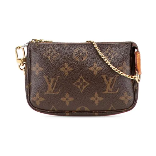 Pre-owned Elegant Pouch with Chain Accent Versatile Accessory - Louis Vuitton Vintage - Modalova