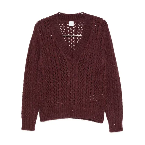Knitwear > V-neck Knitwear - - Eleventy - Modalova