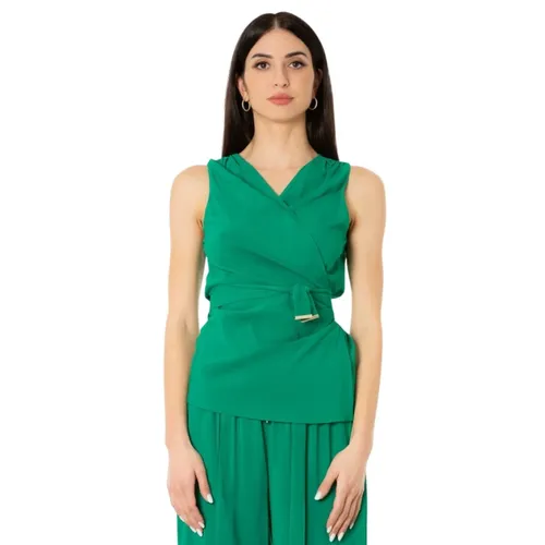 Tops > Sleeveless Tops - - Simona Corsellini - Modalova