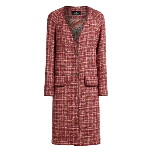 Coats > Single-Breasted Coats - - Etro - Modalova