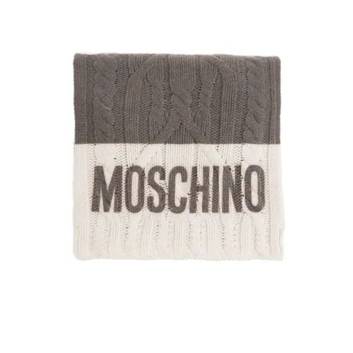 Sciarpa con logo - Moschino - Modalova