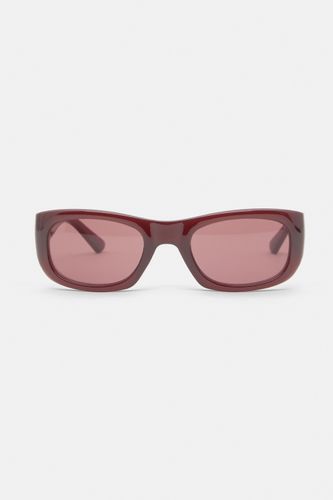 Lunettes De Soleil Verres Rouges - Pull&Bear - Modalova