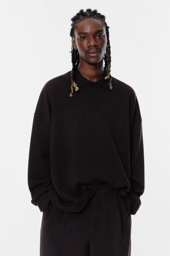 Sweat Cropped Col Polo - Pull&Bear - Modalova