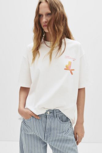 T-Shirt Tate Gallery Blanc - Pull&Bear - Modalova