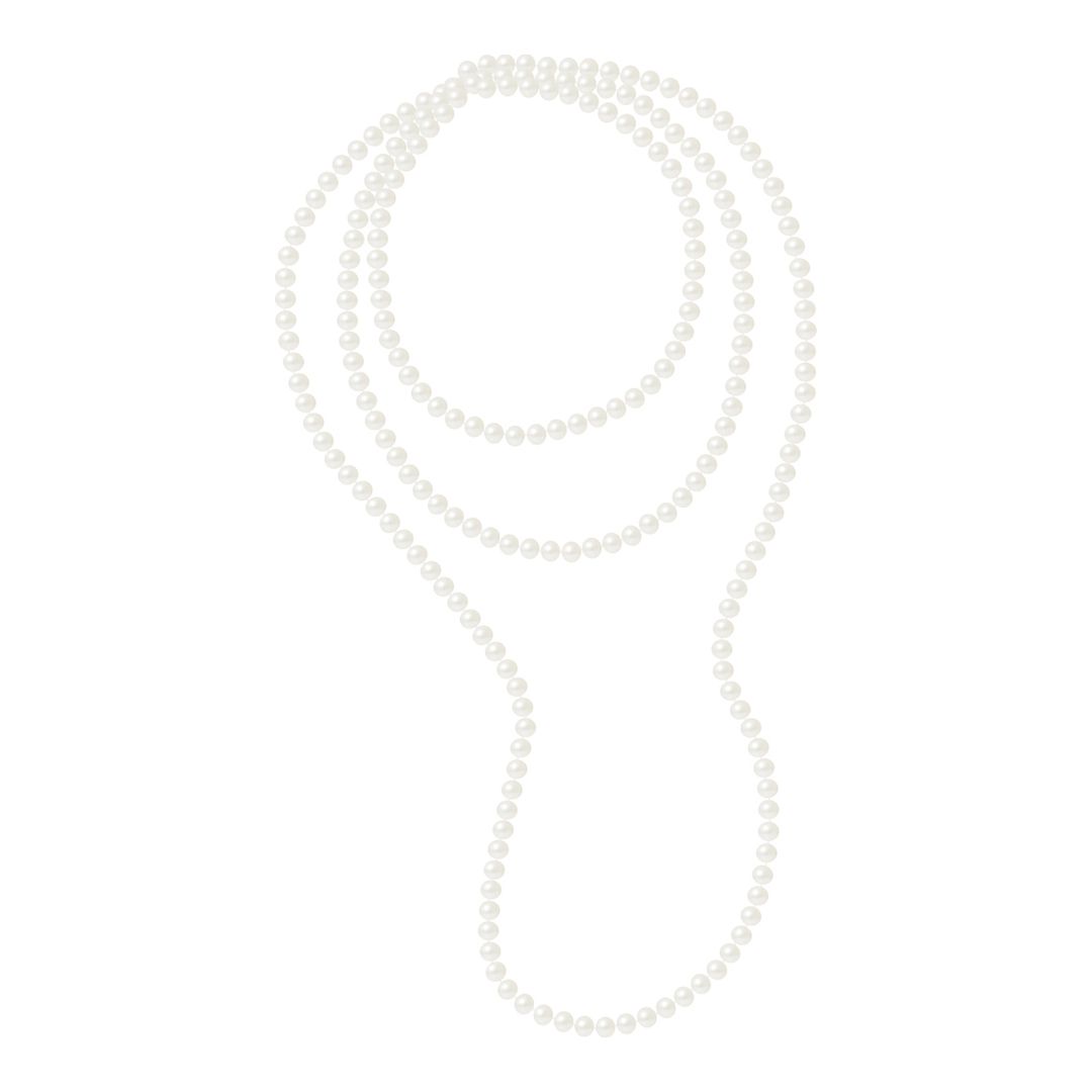 Natural White Pearl Necklace 7-8mm - Mitzuko - Modalova