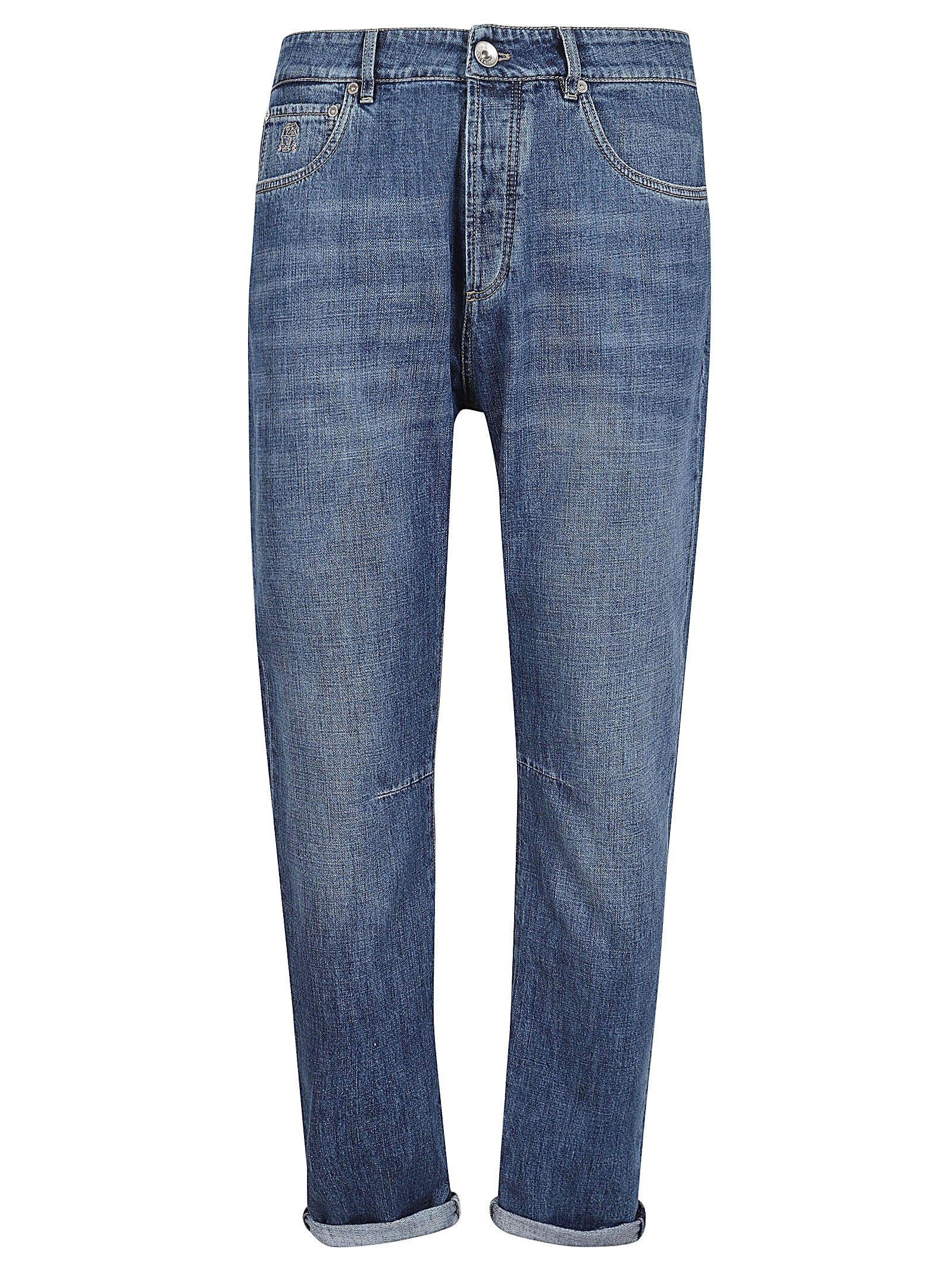 Brunello Cucinelli Denim Pants - Brunello Cucinelli - Modalova